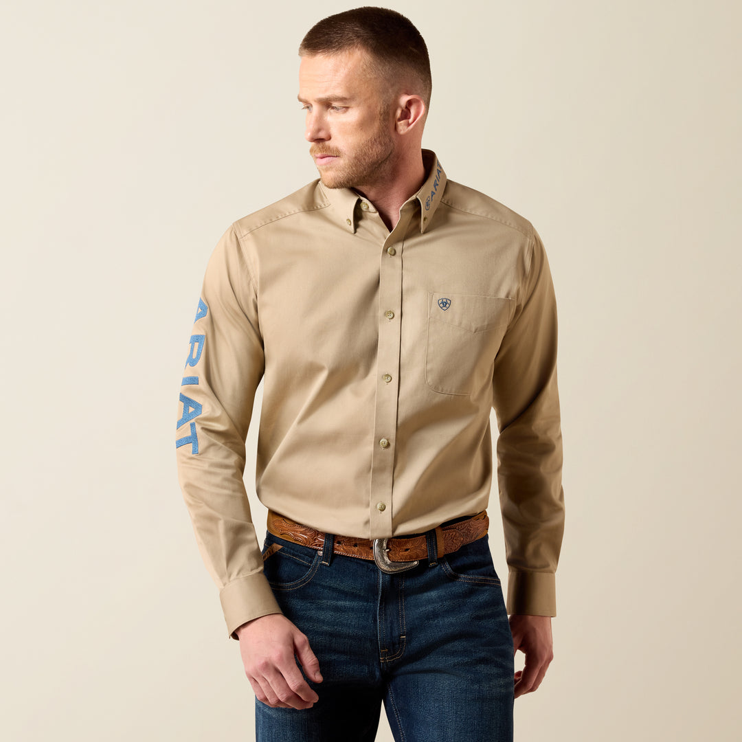 Men's Ariat Team Logo Twill Classic Fit Shirt - 10079478
