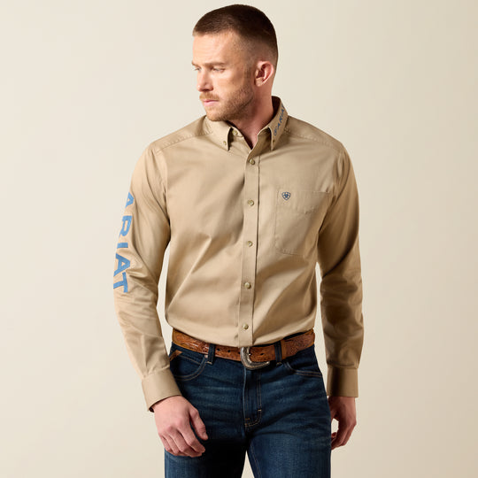 Men's Ariat Team Logo Twill Classic Fit Shirt - 10079478