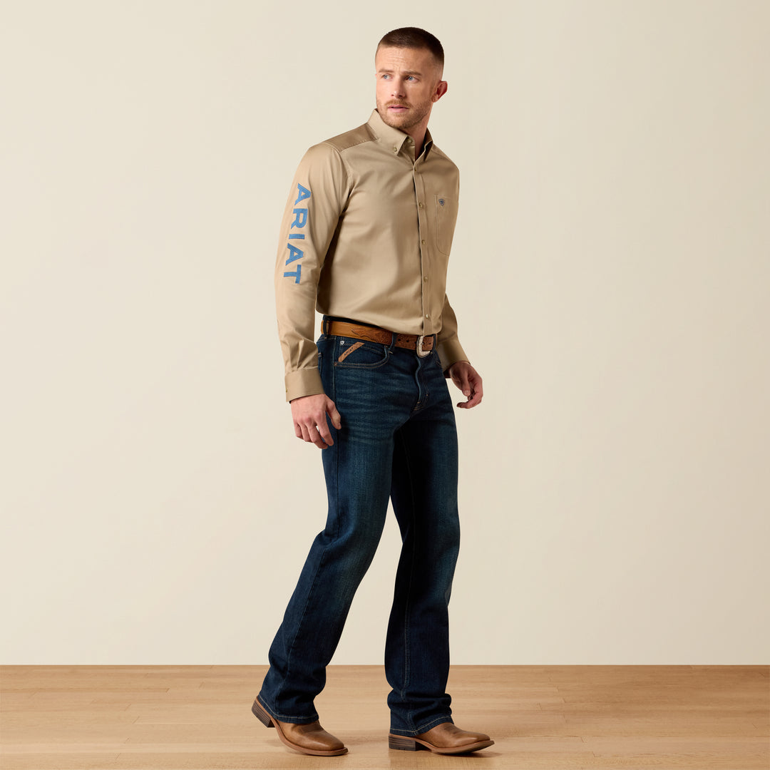 Men's Ariat Team Logo Twill Classic Fit Shirt - 10079478