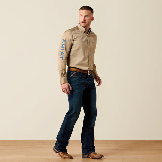 Men's Ariat Team Logo Twill Classic Fit Shirt - 10079478
