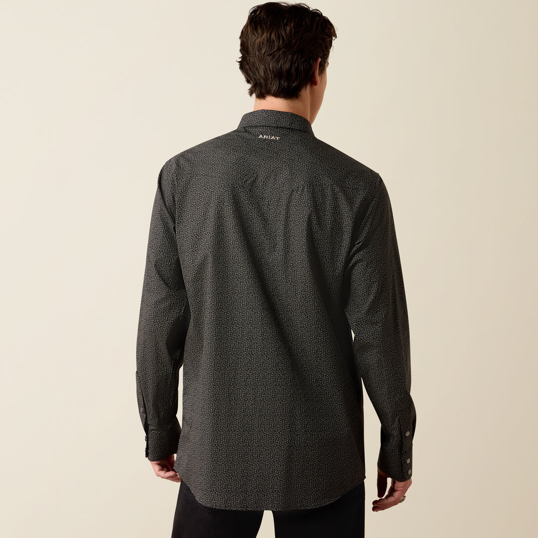 Men's Ariat Wrinkle Free Braven Fitted Snap Shirt - 10079489