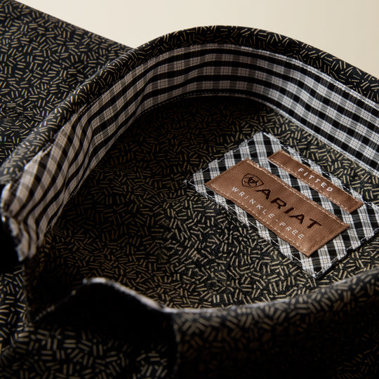 Men's Ariat Wrinkle Free Braven Fitted Snap Shirt - 10079489