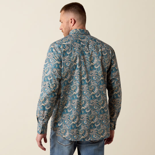 Men's Ariat Cedric Classic Fit Snap Shirt - 10079534