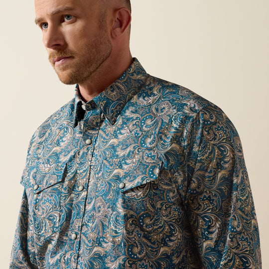 Men's Ariat Cedric Classic Fit Snap Shirt - 10079534