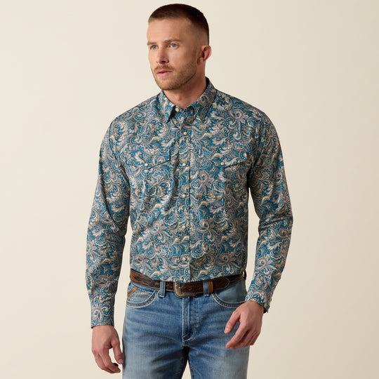 Men's Ariat Cedric Classic Fit Snap Shirt - 10079534