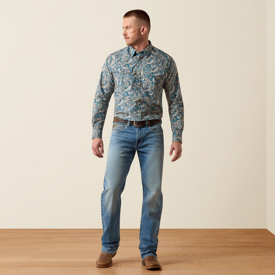 Men's Ariat Cedric Classic Fit Snap Shirt - 10079534