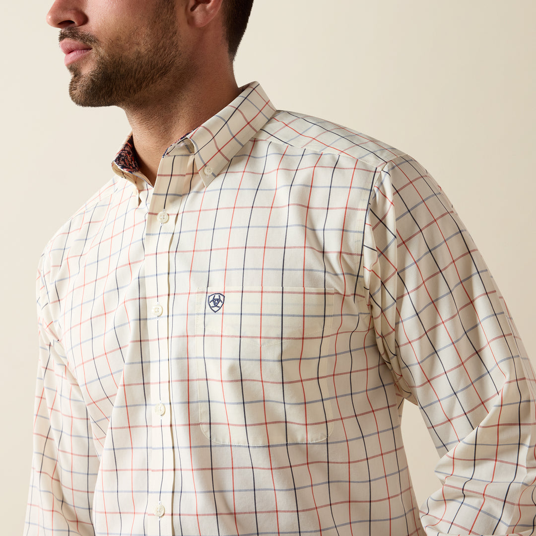 Men's Ariat Wrinkle Free West Classic Fit Shirt - 10079543