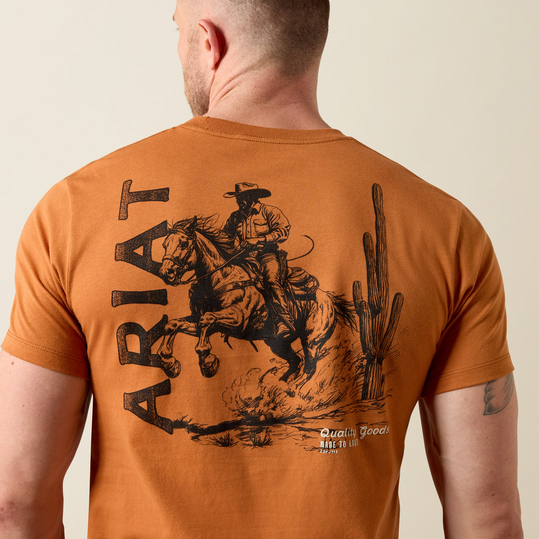 Men's Ariat Tobacco Tough T-Shirt - 10079568