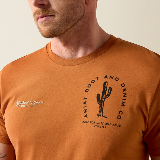 Men's Ariat Tobacco Tough T-Shirt - 10079568