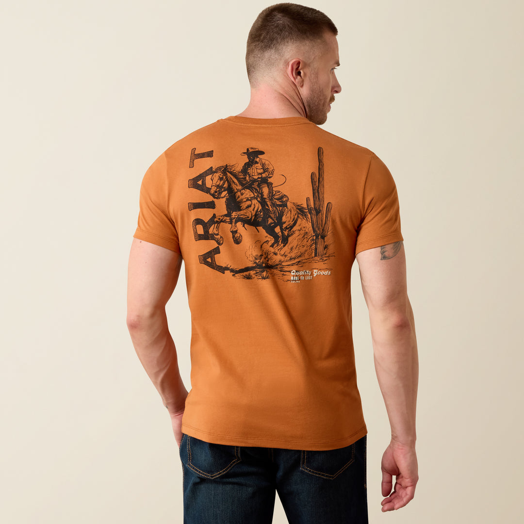 Men's Ariat Tobacco Tough T-Shirt - 10079568