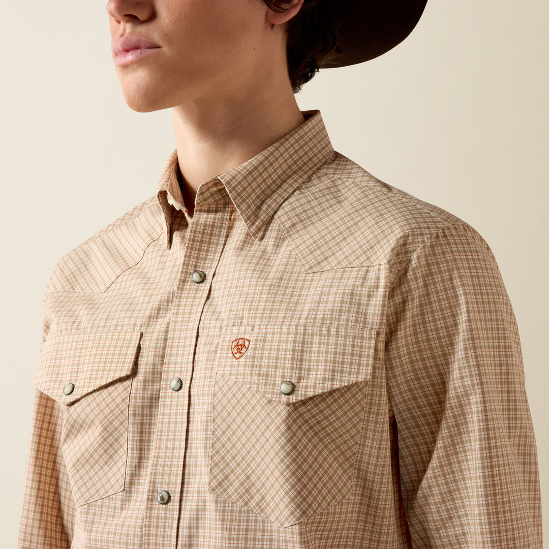 Men's Ariat Pro Series West Fitted Snap Shirt - 10079582