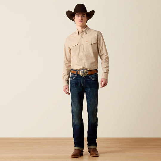 Men's Ariat Pro Series West Fitted Snap Shirt - 10079582