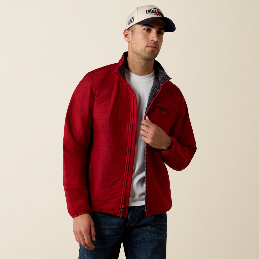 Men's Ariat Wylie Jacket Red Dalia - 10079871