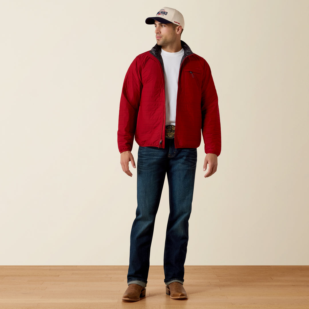 Men's Ariat Wylie Jacket Red Dalia - 10079871