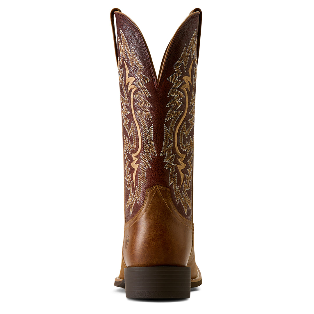 Men's Ariat Sport Colter Wide Square Toe Cowboy Boot Sorrel Crunch- 10080268