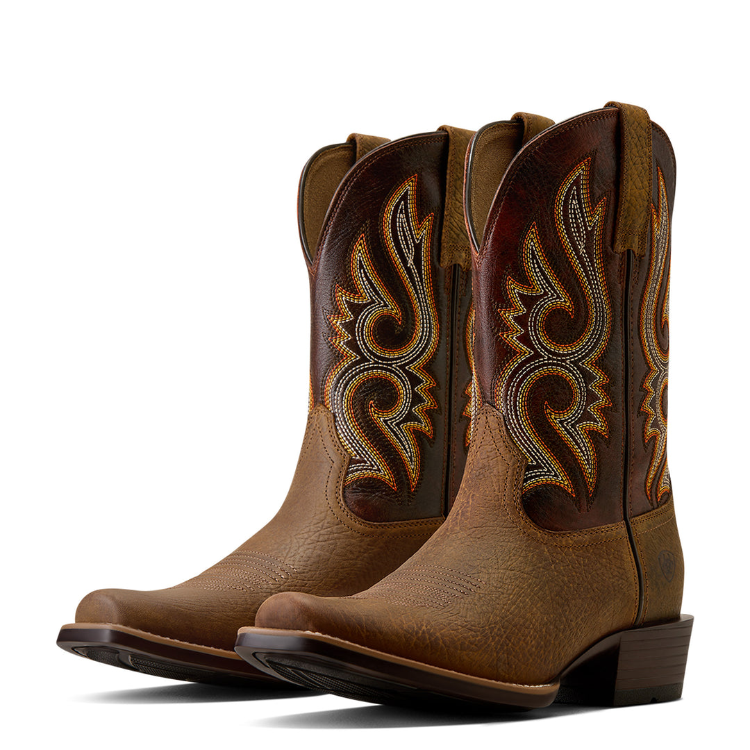 Men's Ariat Stonebrook Narrow Cutter Toe Cowboy Boot EARTH - 10080529