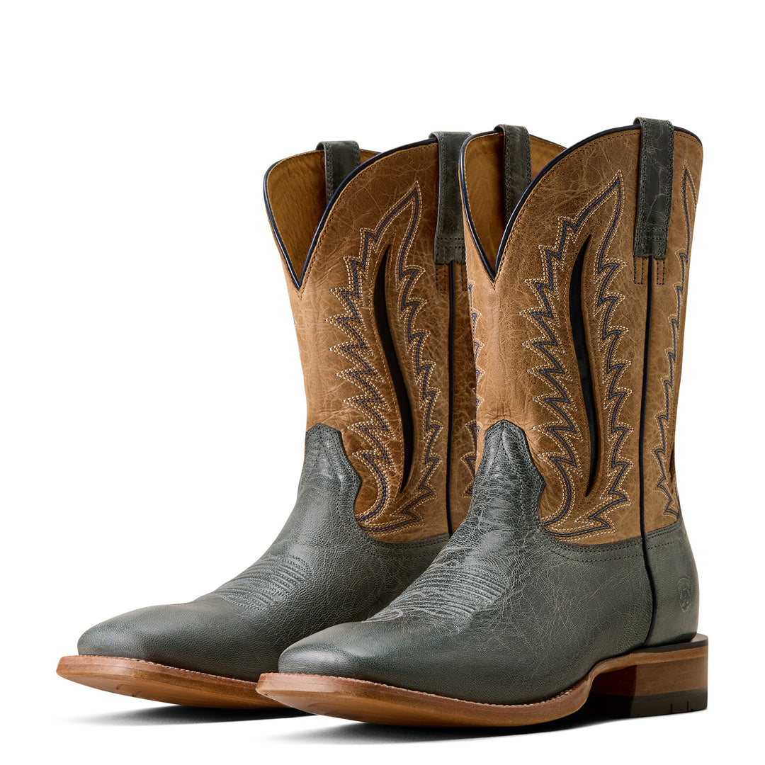 Men's Ariat Gage Wide Square Toe Cowboy Boot FOGGY SKIES - 10080543