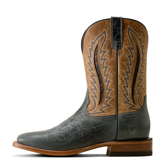 Men's Ariat Gage Wide Square Toe Cowboy Boot FOGGY SKIES - 10080543