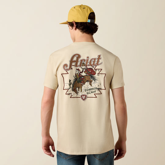 Men's Ariat Cowboy Claus T-Shirt - 10080588
