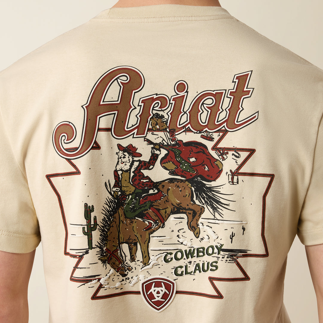 Men's Ariat Cowboy Claus T-Shirt - 10080588
