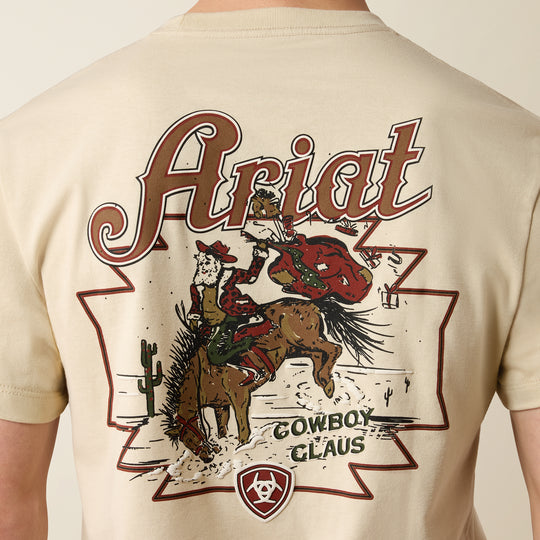 Men's Ariat Cowboy Claus T-Shirt - 10080588