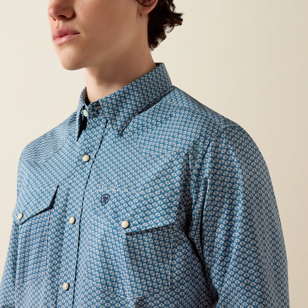 Men's Ariat Pheonix Fitted Snap Shirt - 10080597