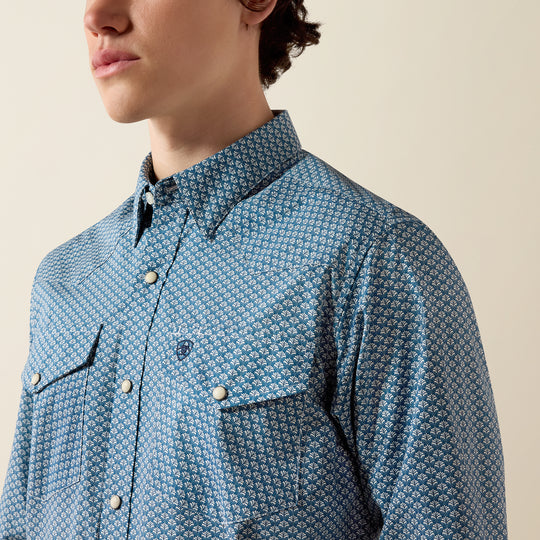 Men's Ariat Pheonix Fitted Snap Shirt - 10080597
