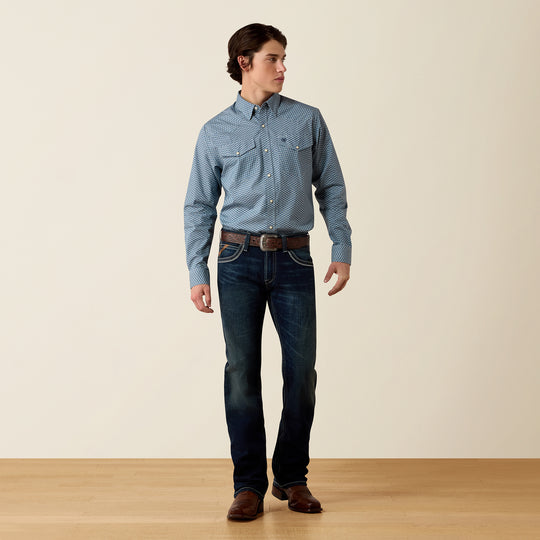 Men's Ariat Pheonix Fitted Snap Shirt - 10080597