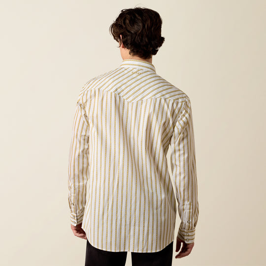 Men's Ariat Wrinkle Free Rival Fitted Snap Shirt - 10080621