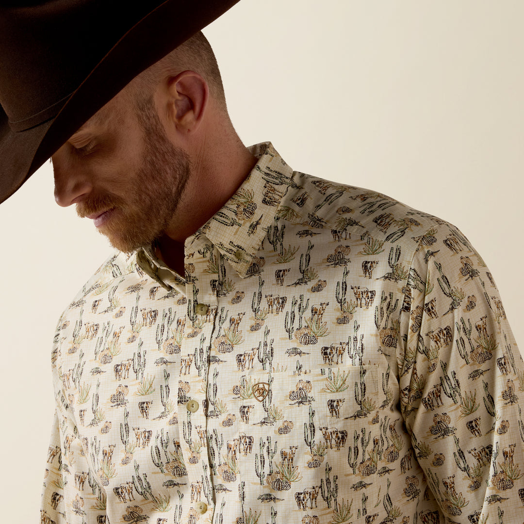 Men's Ariat Luthor Classic Fit Long Sleeve Shirt - 10080719