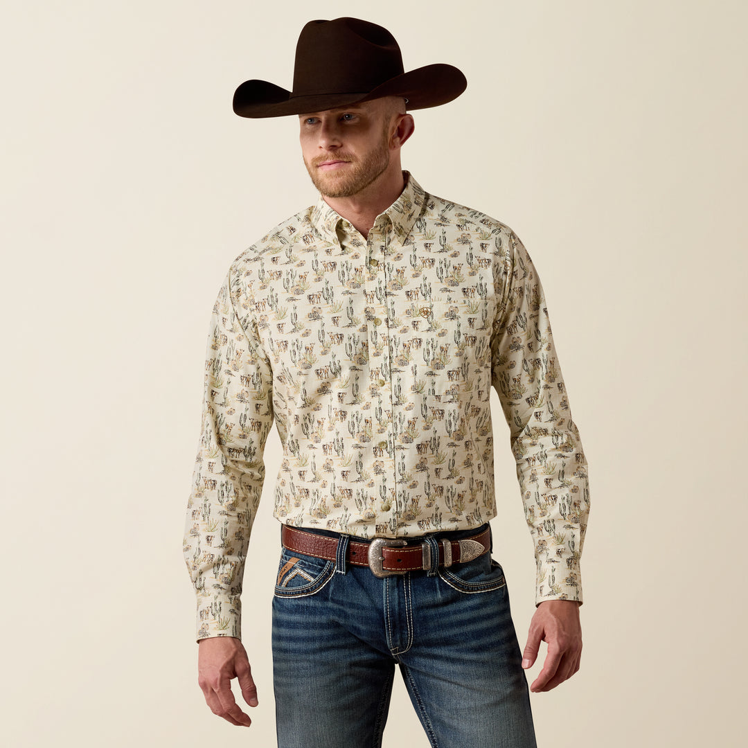 Men's Ariat Luthor Classic Fit Long Sleeve Shirt - 10080719