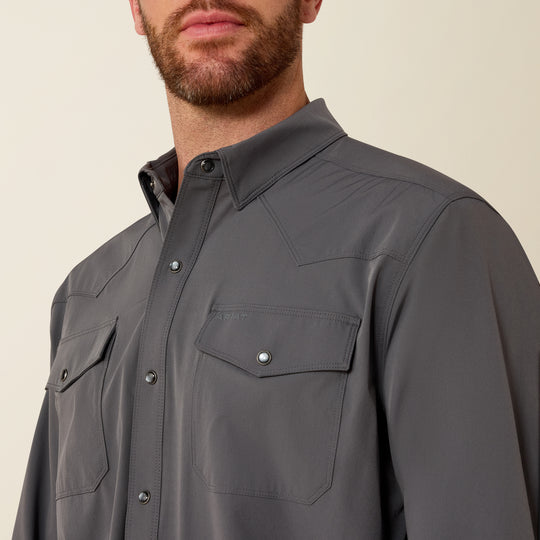 Men's Ariat FrontierTough VentTEK Western Classic Fit Snap Shirt - 10081911