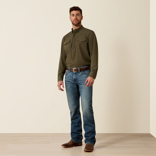 Men's Ariat FrontierTough VentTEK Western Classic Fit Snap Shirt - 10081921