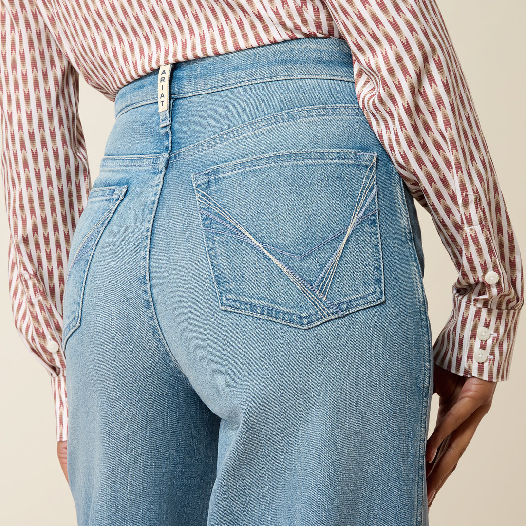 Lades Ariat  Ultra High Rise Luana Wide Leg Jeans - 10078932