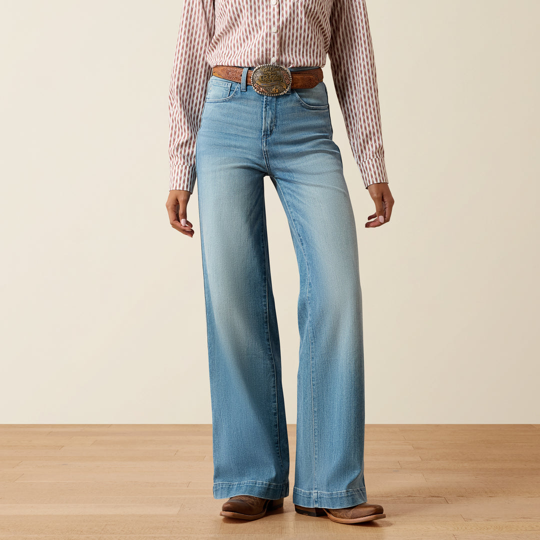 Lades Ariat  Ultra High Rise Luana Wide Leg Jeans - 10078932