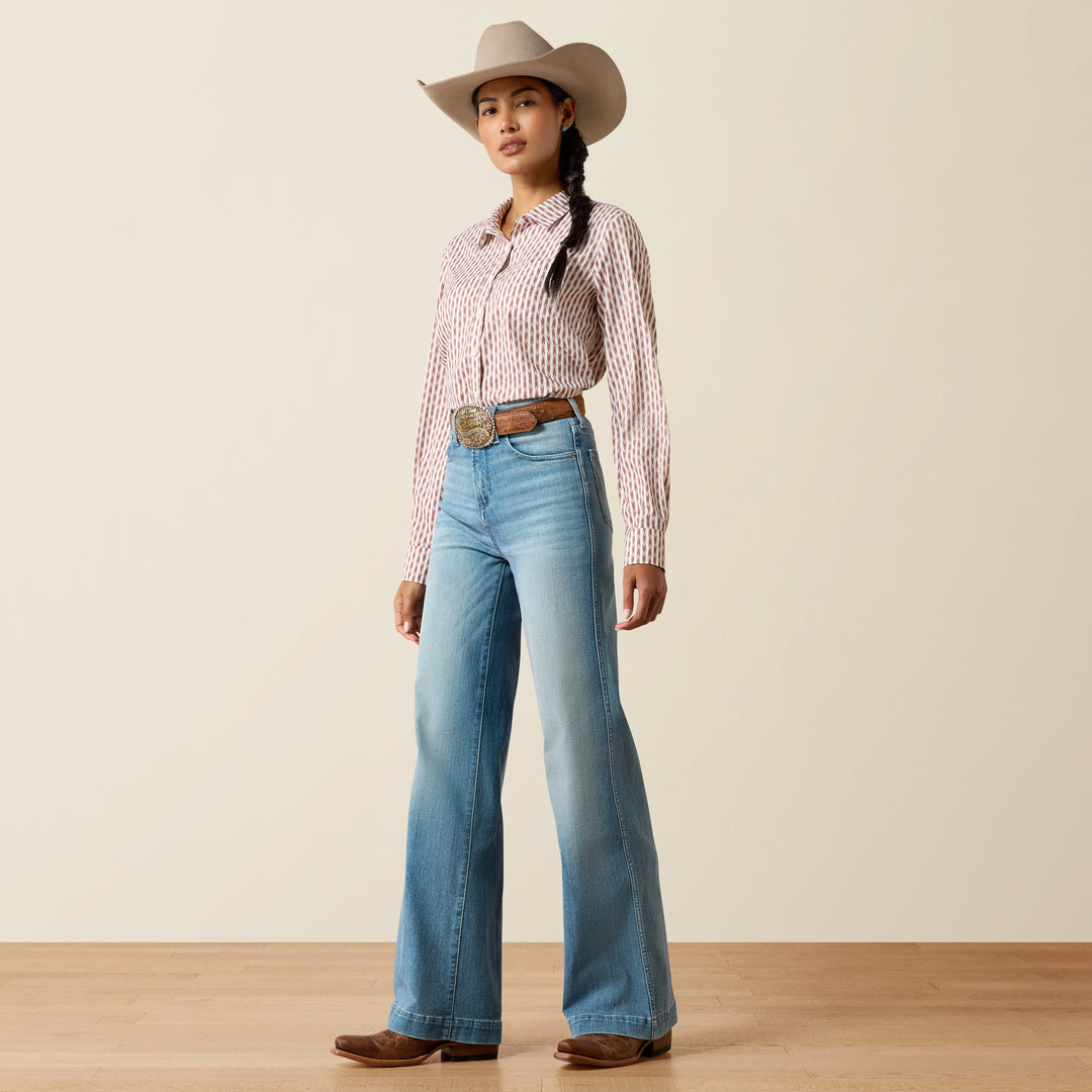Lades Ariat  Ultra High Rise Luana Wide Leg Jeans - 10078932