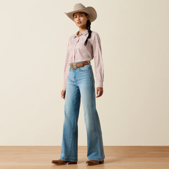 Lades Ariat  Ultra High Rise Luana Wide Leg Jeans - 10078932