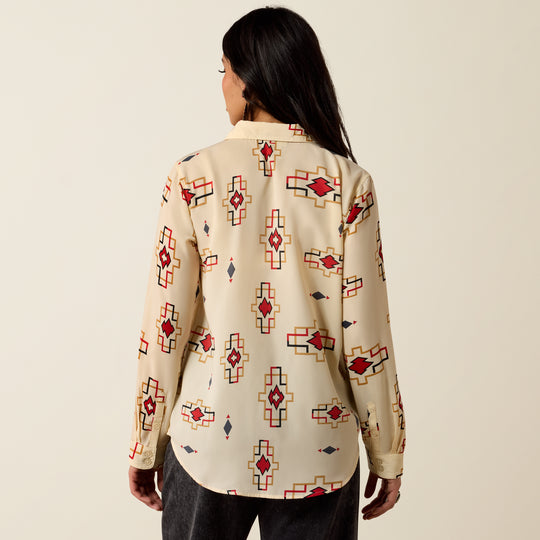 Ladies Ariat Homestyle Shirt - Mosaic Southwest - 10079276