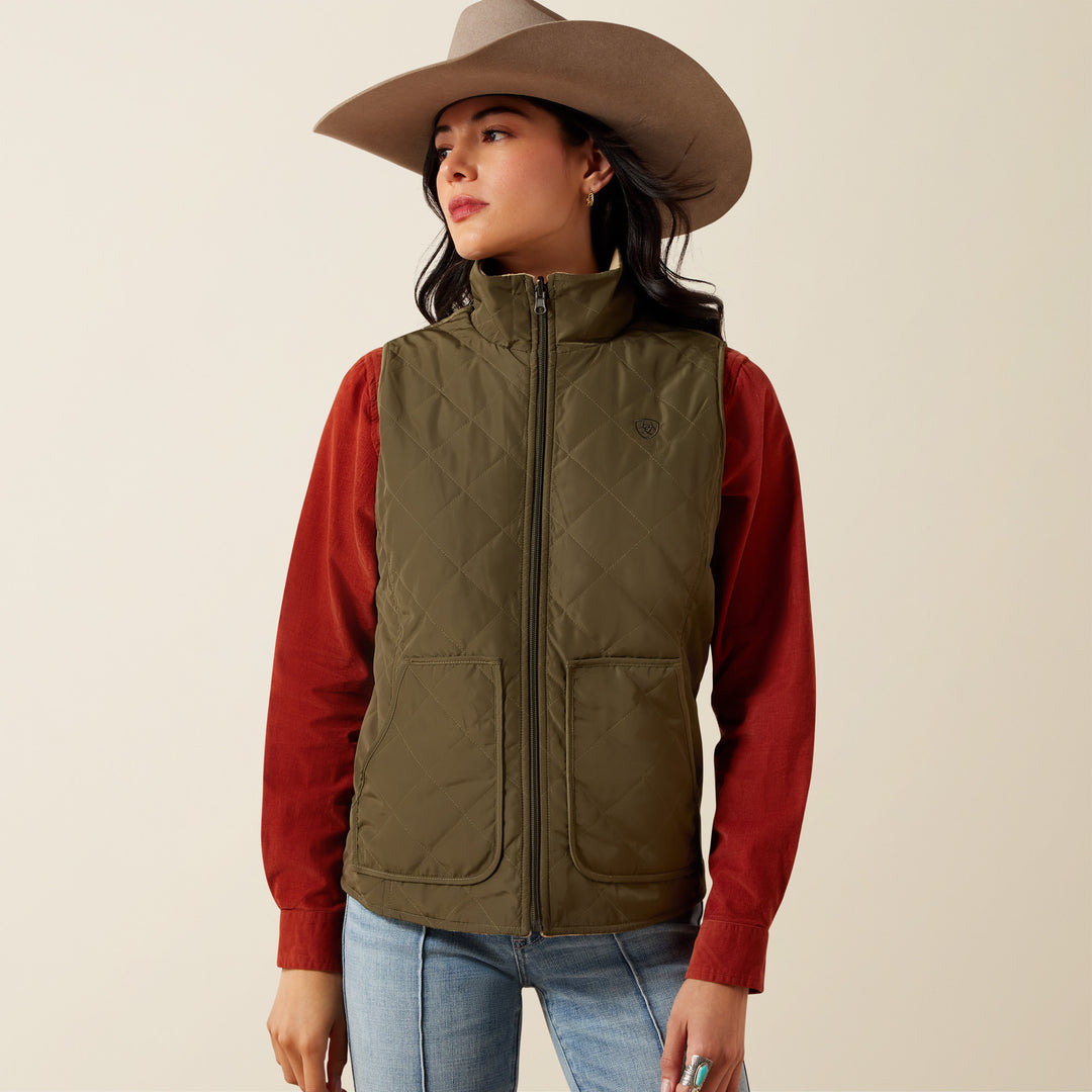 Ladies Ariat Dilon 2.0 Reversible Insulated Vest - 10079319