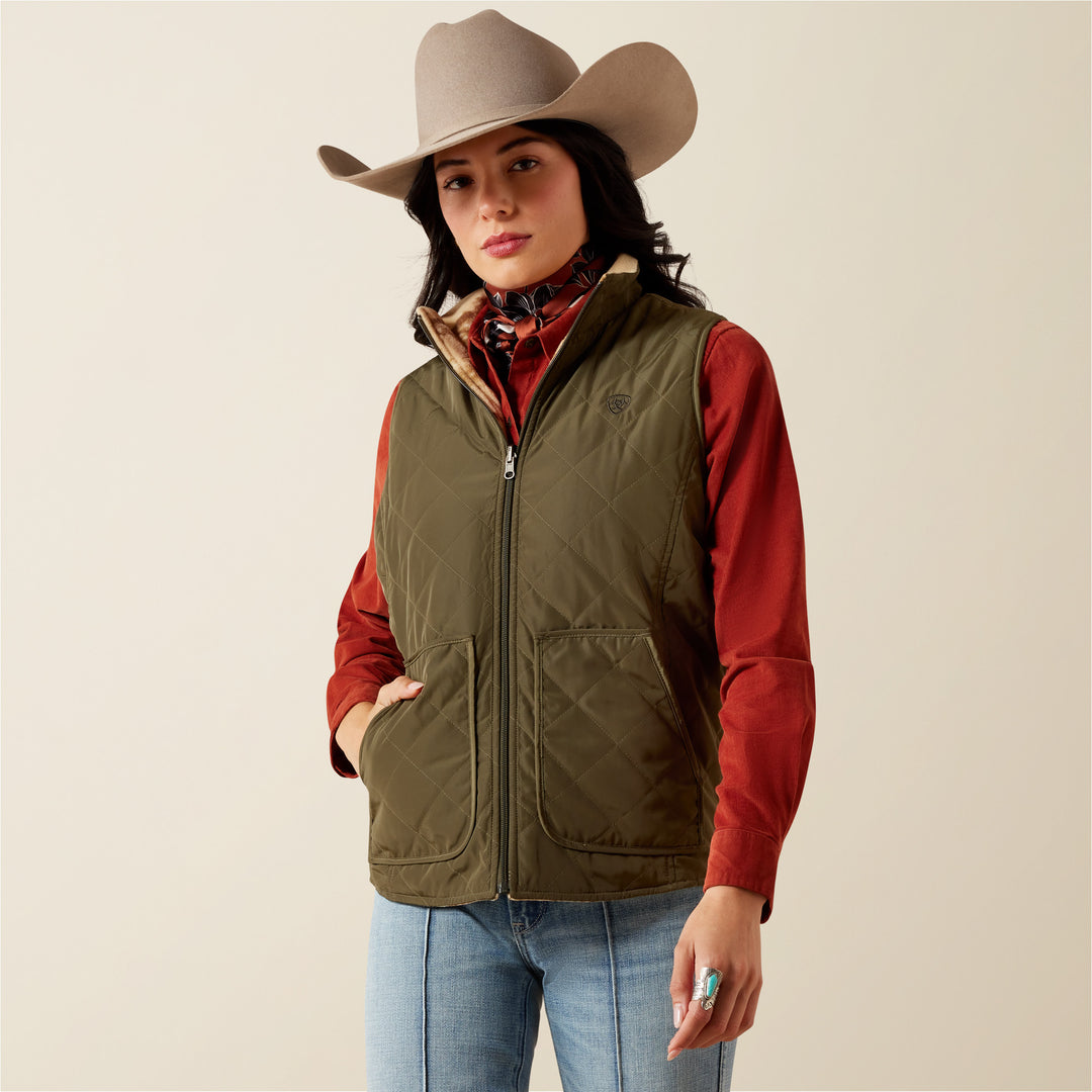 Ladies Ariat Dilon 2.0 Reversible Insulated Vest - 10079319