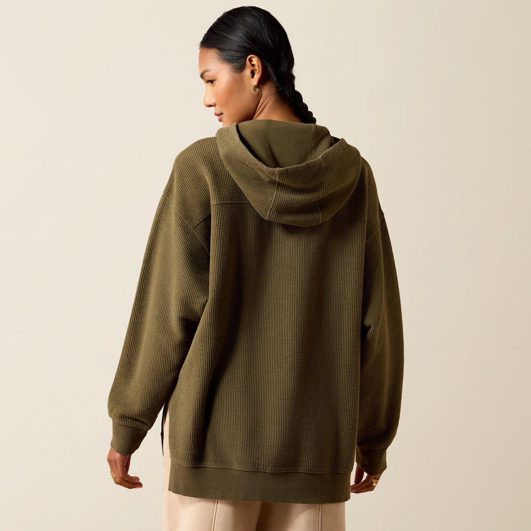 Ladies Ariat Valencia Hoodie - Ivy Green - 10079329