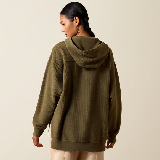 Ladies Ariat Valencia Hoodie - Ivy Green - 10079329