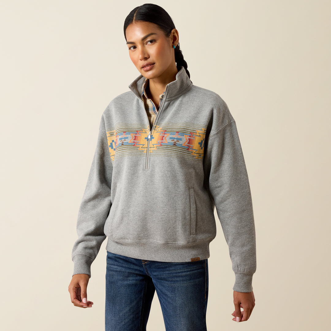 Ladies Ariat Selena 1/2 Zip Sweatshirt - 10079347