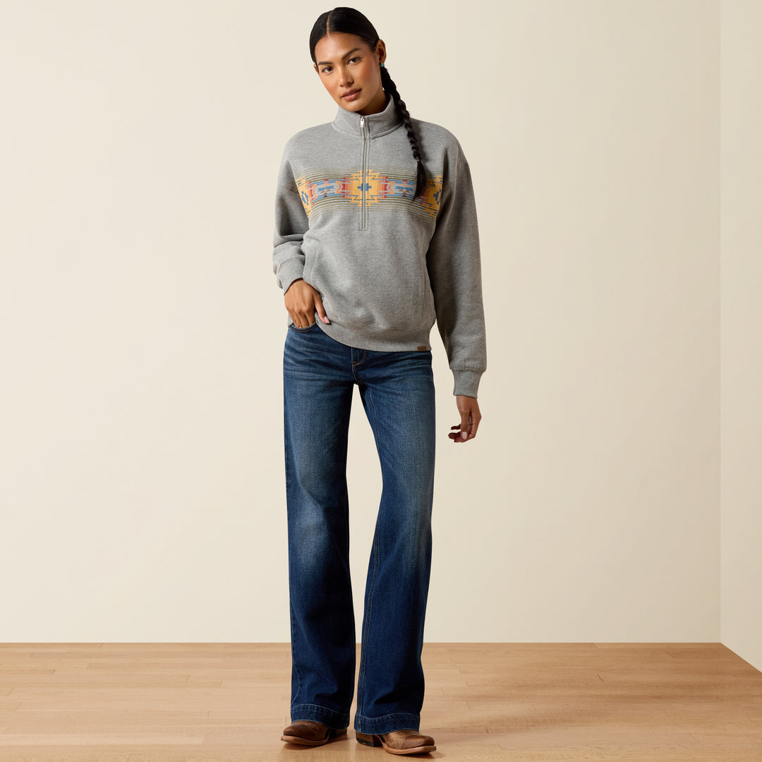 Ladies Ariat Selena 1/2 Zip Sweatshirt - 10079347