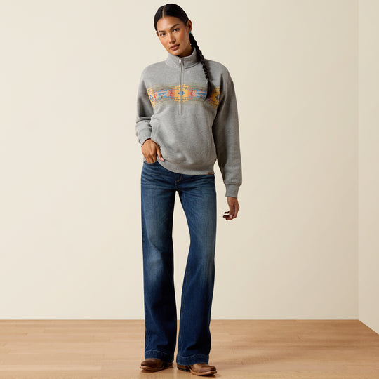 Ladies Ariat Selena 1/2 Zip Sweatshirt - 10079347