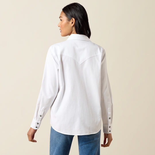 Ladies Ariat Silver Horizon Western Snap Shirt - 10079428