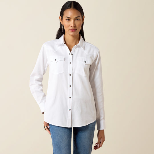Ladies Ariat Silver Horizon Western Snap Shirt - 10079428