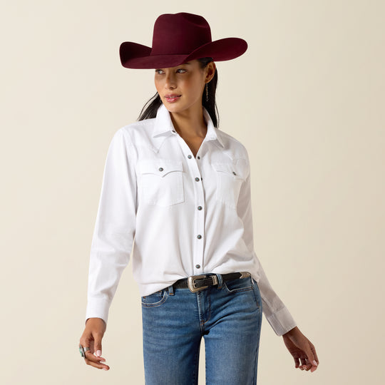 Ladies Ariat Silver Horizon Western Snap Shirt - 10079428