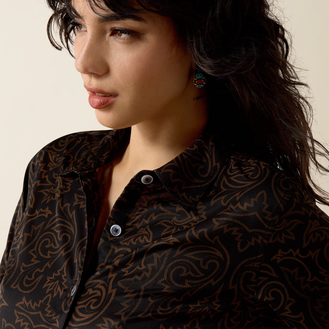 Ladies Ariat Homestyle Shirt - Boot Scootin' - 10079527