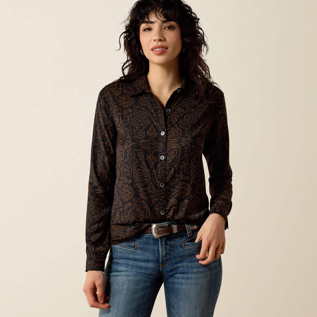 Ladies Ariat Homestyle Shirt - Boot Scootin' - 10079527